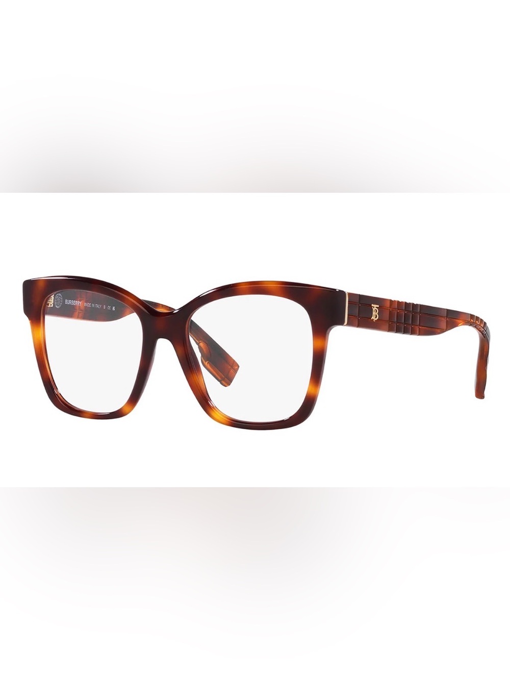 Tortoiseshell Square Women's Eyewear Frames - Brown